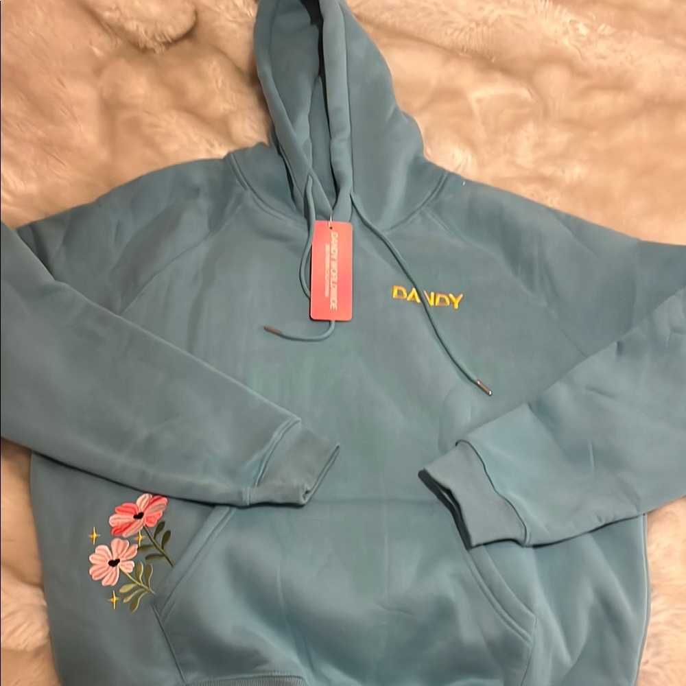 Dandy Worldwide Blue Hoodie “Gift Giving”